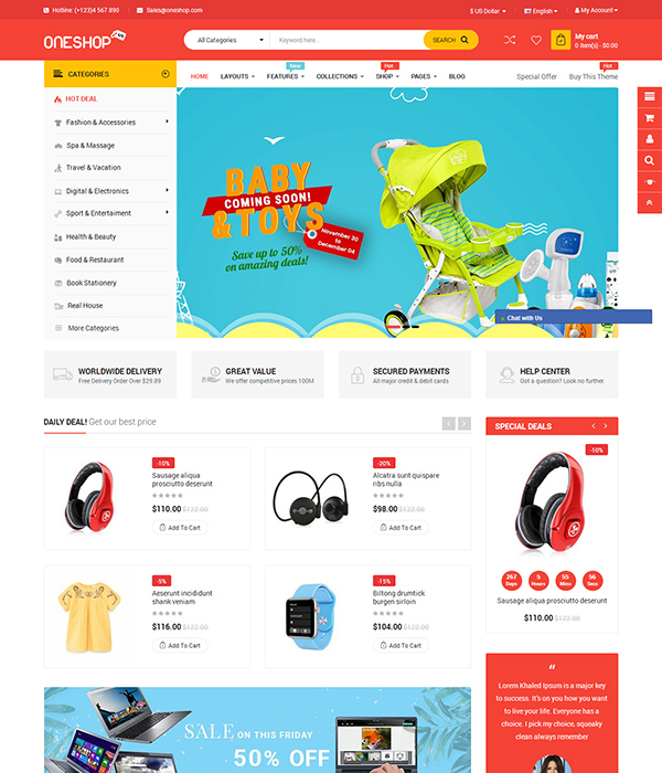 Top 10+ Best Responsive Ultimate OpenCart 3 Themes with Trending Design