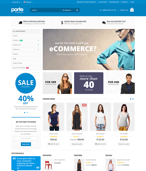 Porto - Ultimate Responsive Opencart Theme
    