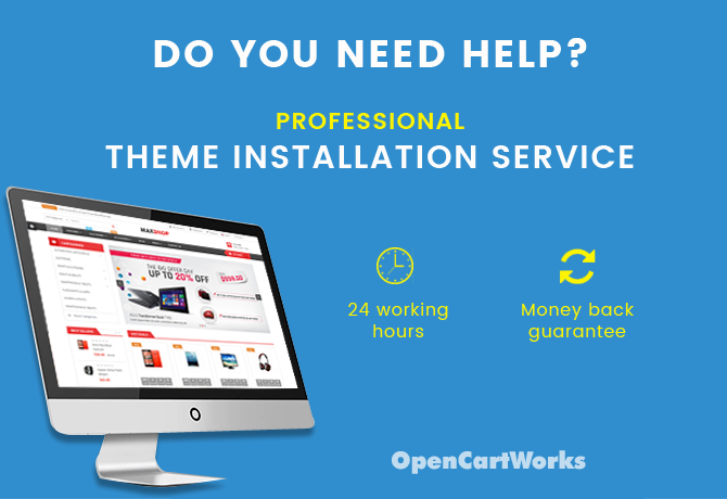 OpenCart Theme Installation Services